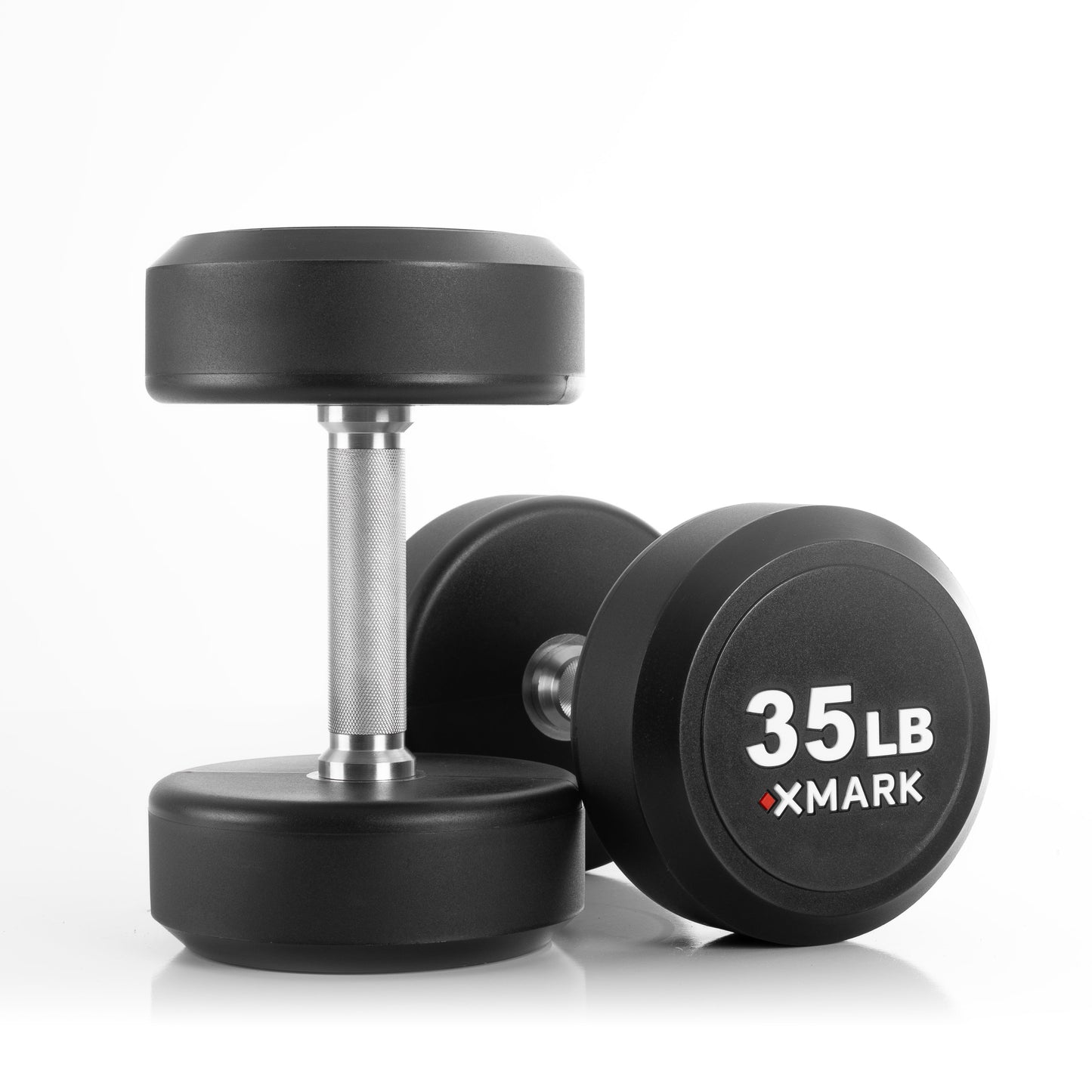 Round Commercial Urethane Dumbbells (5-50 lb and 5-75 lb Sets)