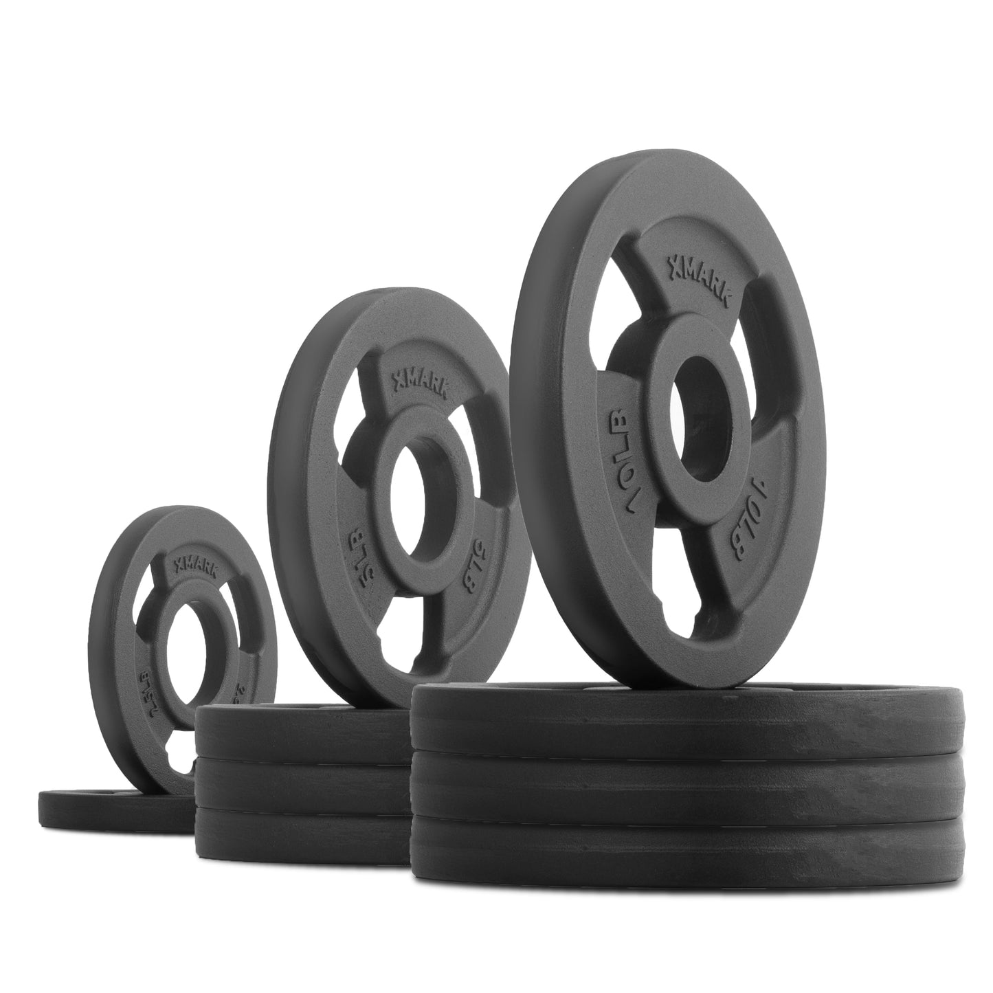 Iron Horse Premium Cast Iron Olympic Weight Plate Pairs and Sets
