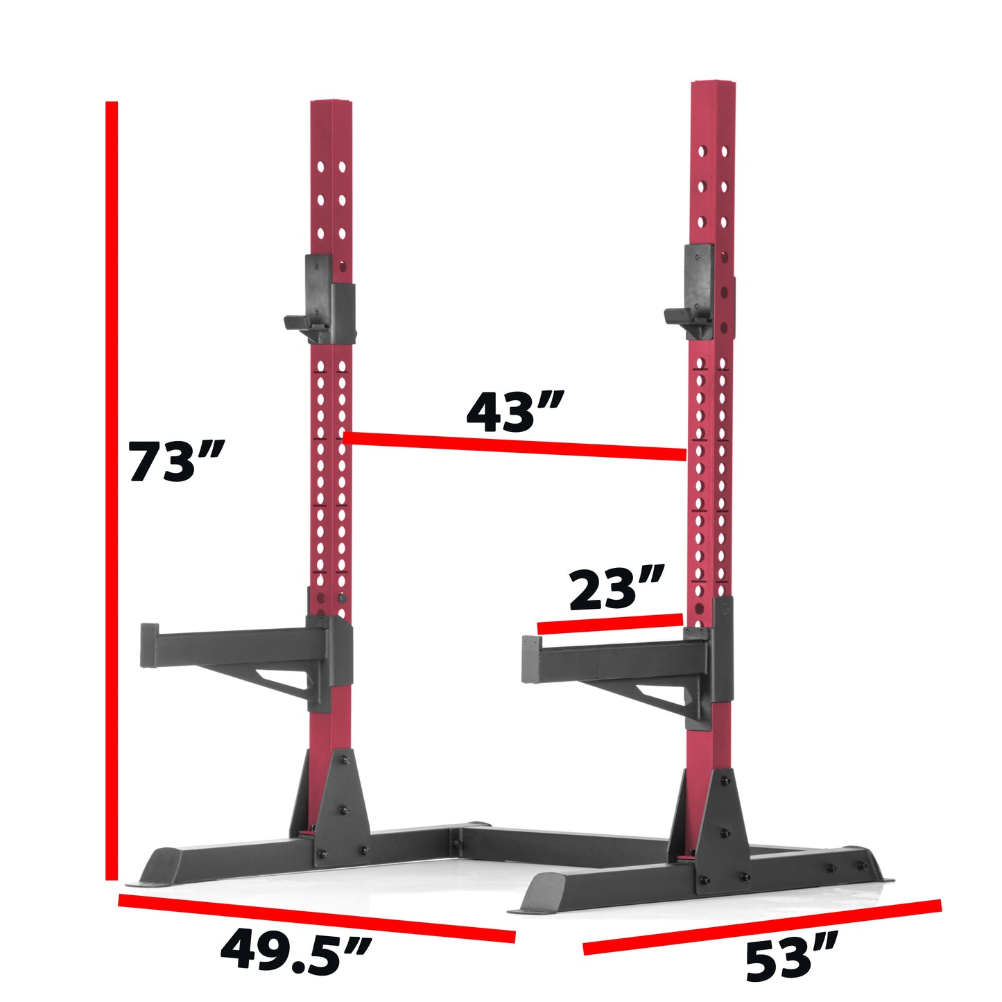 Squat Rack Home Gym Package with Bench & Weights