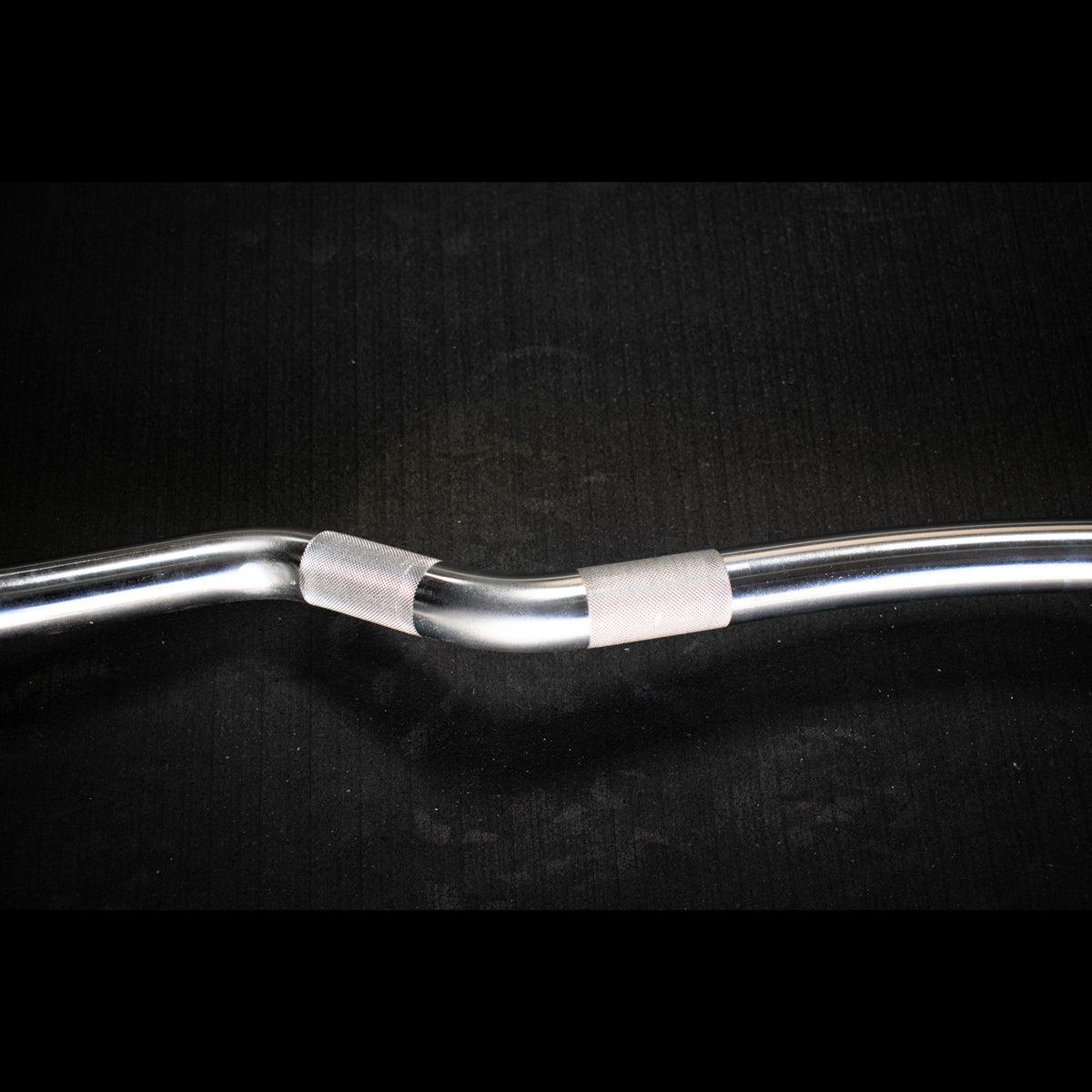 5' Hard Chrome Curl Bar - Muscle D Fitness - Ergonomic Angle for Arm Training