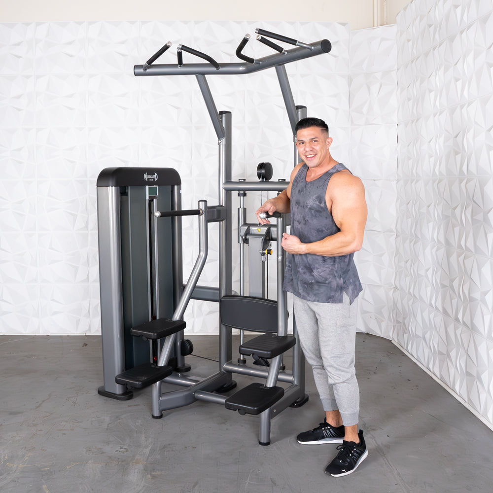 Elite Plus Assisted Chin Dip Machine | Muscle D Fitness
