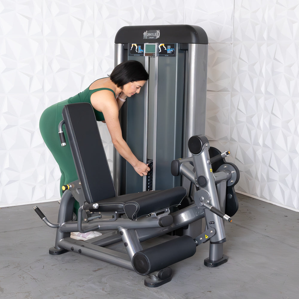 Elite Plus Leg Extension / Prone Leg Curl Combo | Muscle D Fitness