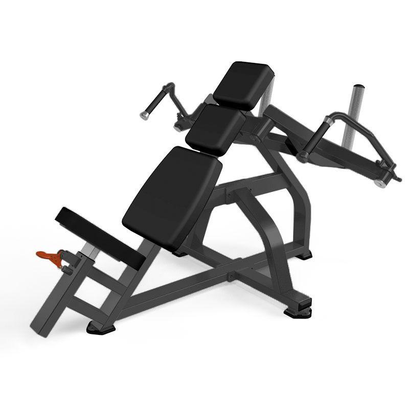 Excel Leverage Incline Pec Fly - Muscle D Fitness - Plate Loaded Chest - Piston Assisted Seat Adjustment