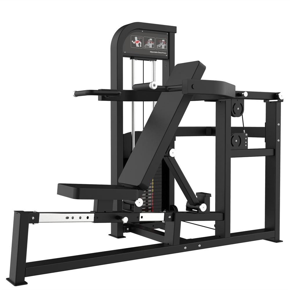 Excel Multi-Press Combo - Muscle D Fitness - Selectorized Bench Press - Incline Press - Shoulder Press