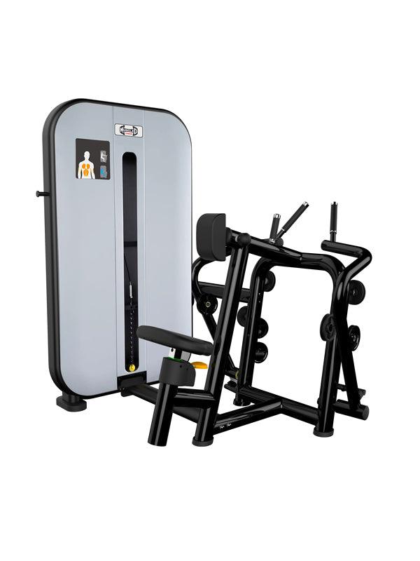 Vogue Seated Row - Muscle D Fitness - Adjustable Seat - Pin Selectorized - Lat Workout