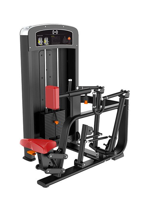 Elite Selectorized Seated Row - Muscle D Fitness - Commercial Adjustable Seated Pin Selectorized Rear Delt Workout