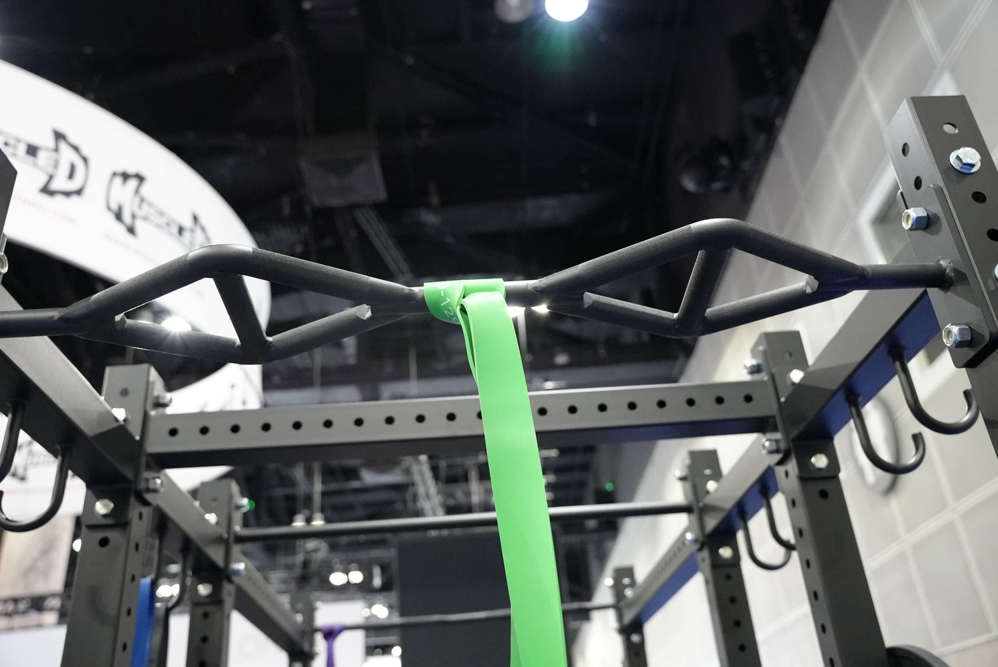 TGrip Commercial Half Rack - 3x3 Steel - Functional Multi-Grip Pull-Up - Bar & Plate Storage - J-Hooks
