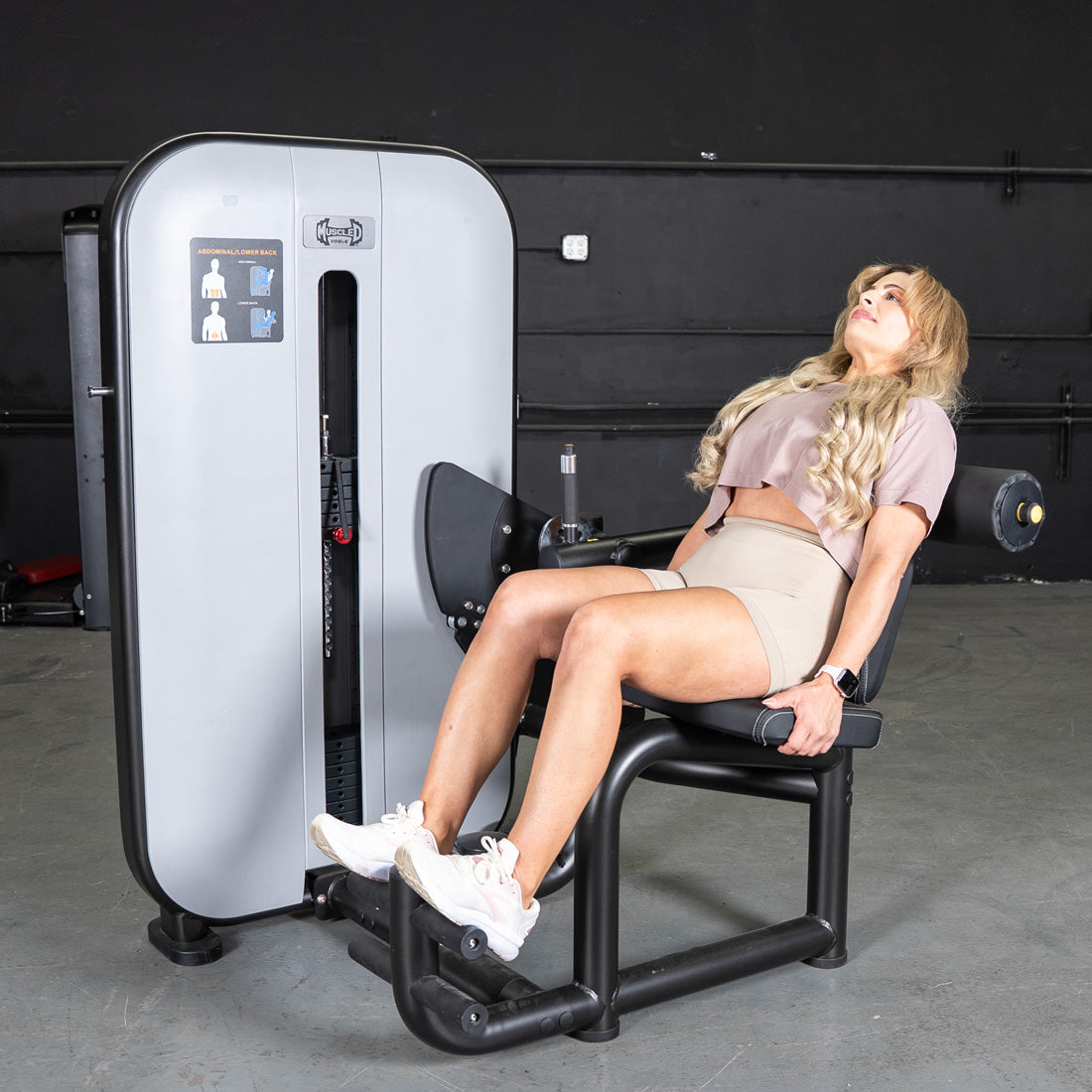Vogue AB/Back Combo - Muscle D Fitness - Adjustable - Pin Selectorized - Abdominal Back Workouts