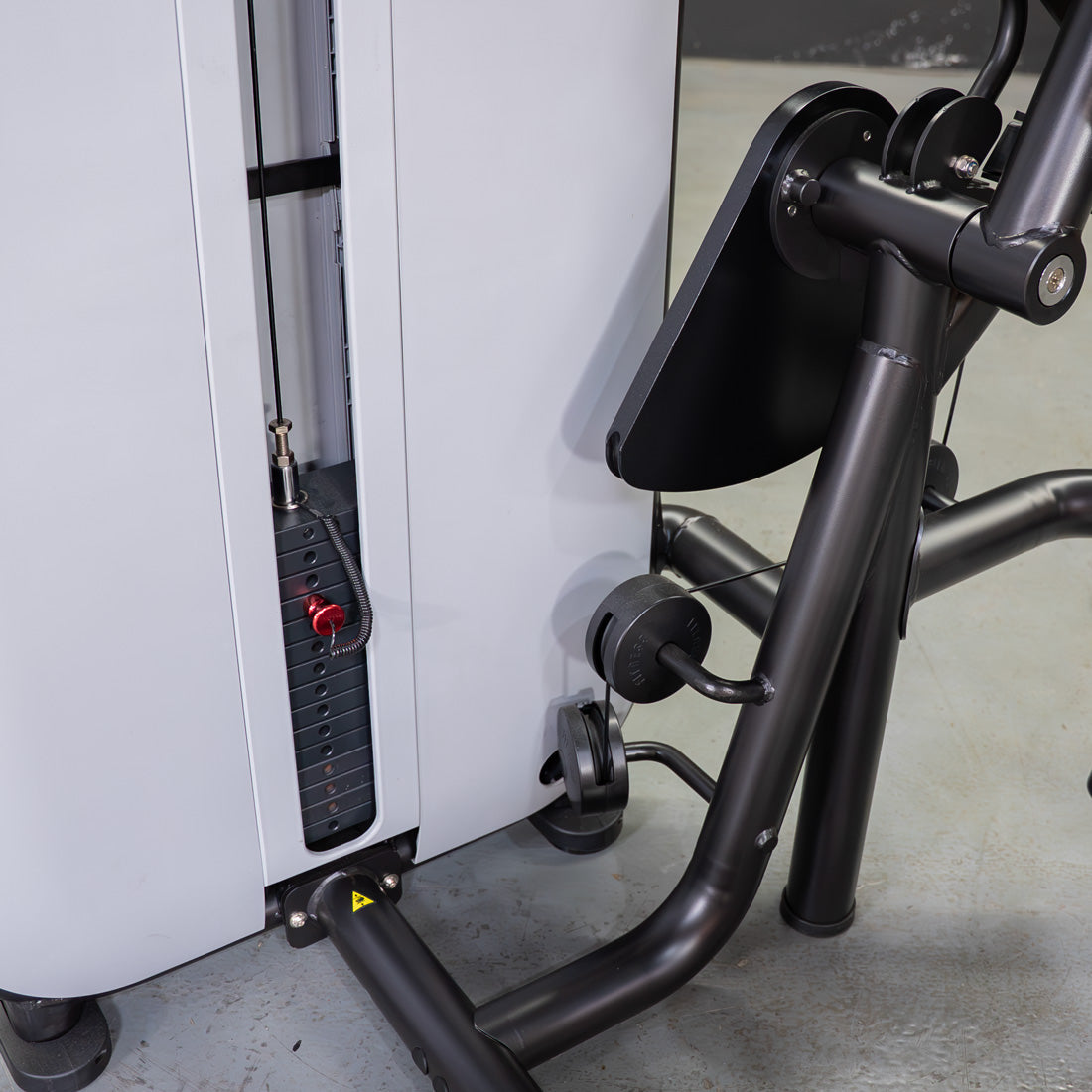 Vogue Ab Crunch - Muscle D Fitness - Adjustable Seat - Abdominal Workout - Selectorized Weight