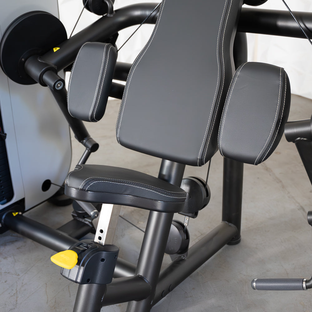 Vogue Biceps Curl - Muscle D Fitness - Adjustable - Pin Selectorized - Arm Curl Machine
