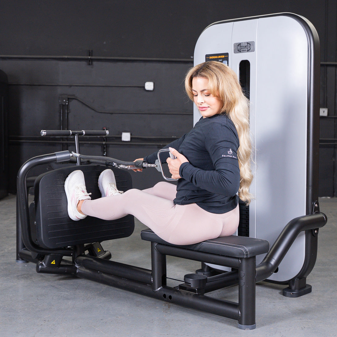 Vogue Diverging Low Row- Seated - Pin Selectorized - Lats Delts Rhomboids Traps Workout