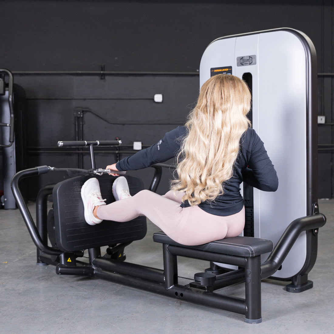 Vogue Diverging Low Row- Seated - Pin Selectorized - Lats Delts Rhomboids Traps Workout