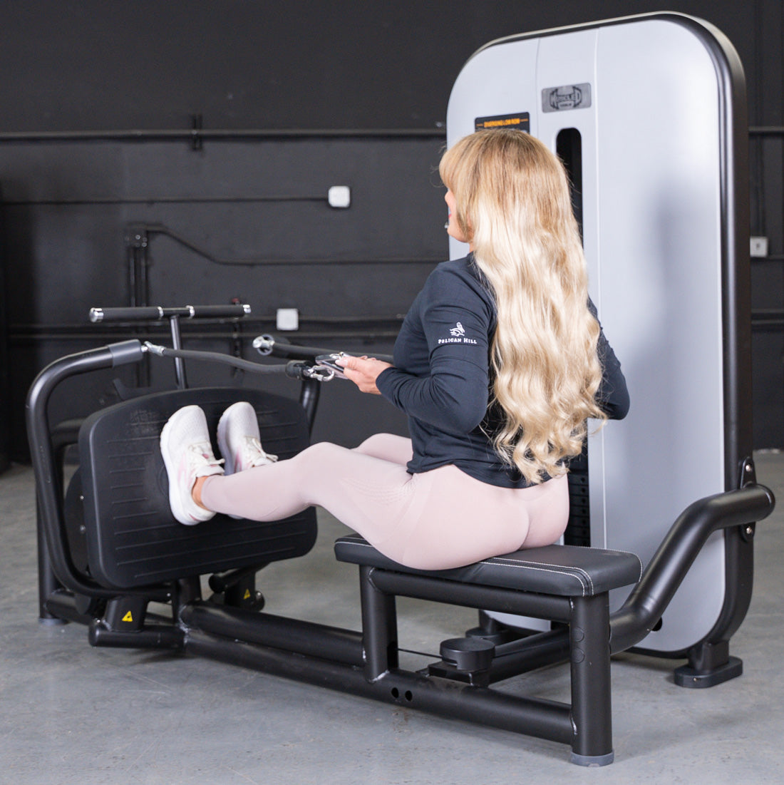 Vogue Diverging Low Row- Seated - Pin Selectorized - Lats Delts Rhomboids Traps Workout