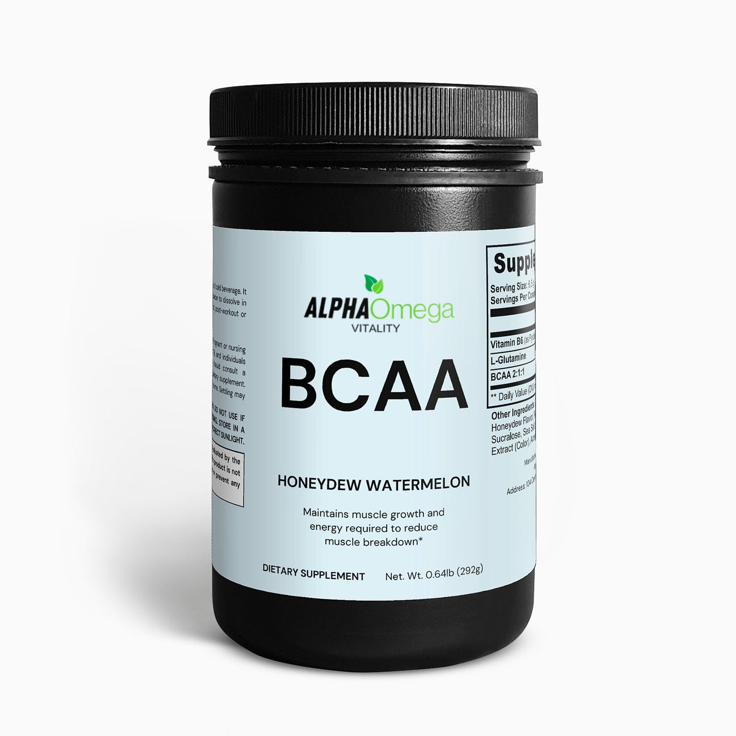 BCAA Post Workout Supplement - Honeydew Watermelon