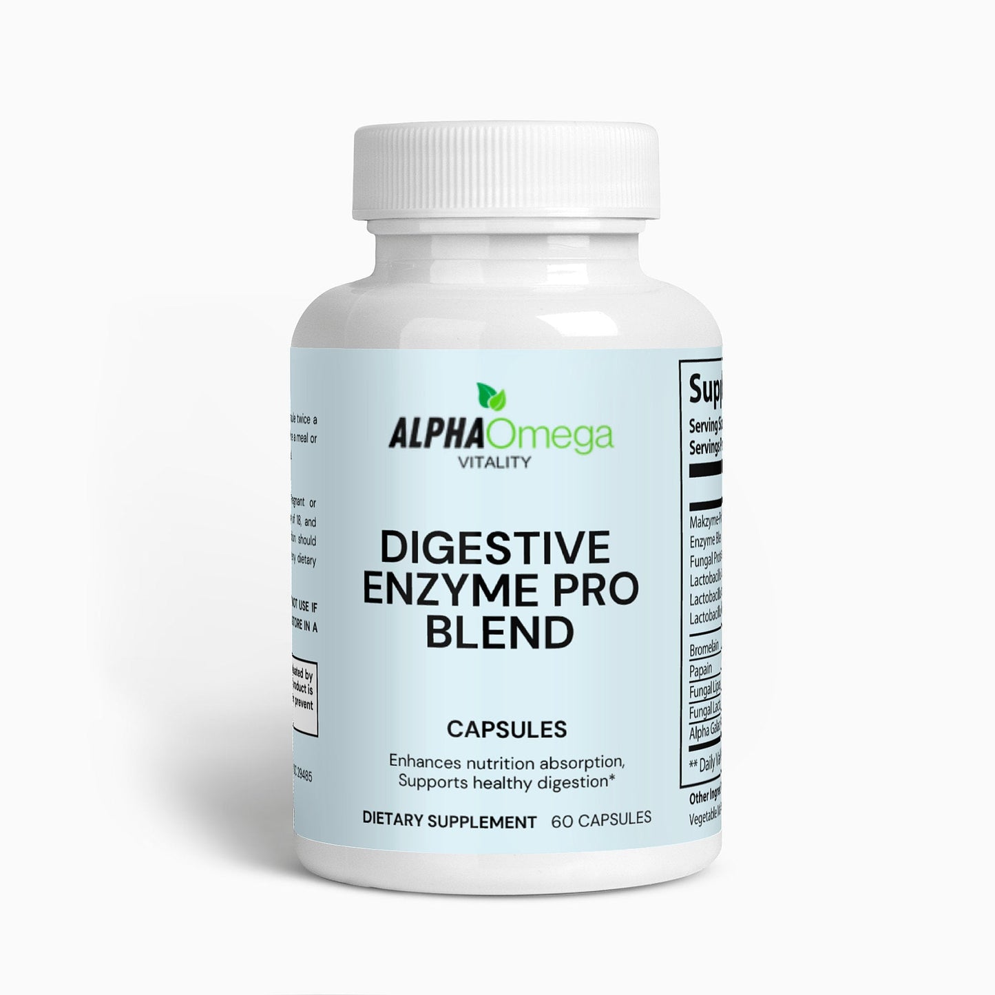 Digestive Enzyme Supplement Capsules