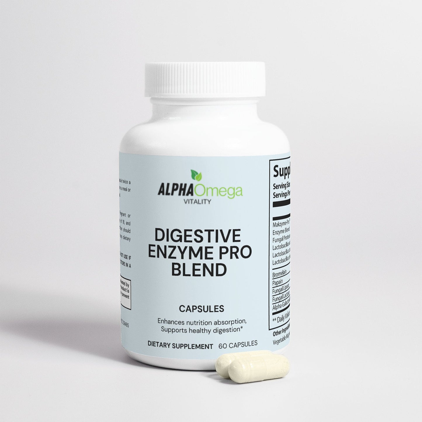 Digestive Enzyme Supplement Capsules