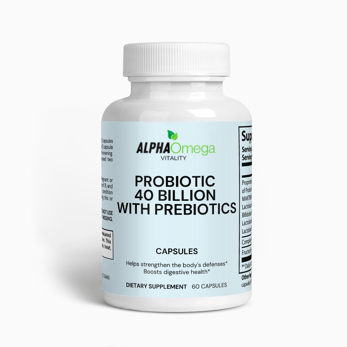 Probiotic 40 Billion with Prebiotics