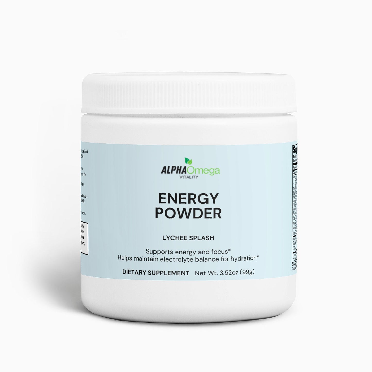 Natural Energy Supplement - Lychee Splash
