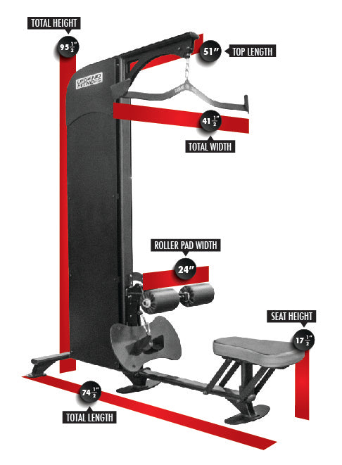 SelectEDGE Lat Pulldown/Low Row Combo