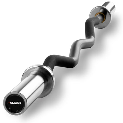 EZ Curl Bar 28 mm Grip – Fits Olympic Weights