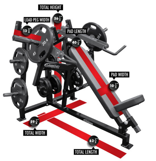 LeverEDGE Unilateral Converging Incline Chest Press