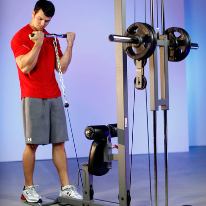 Lat Pull-Down Machine with Low-Row