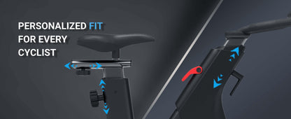 Home Upright Bike - Muscle D Fitness - Exercise Bike - Adjustable Seat and Handle Bars