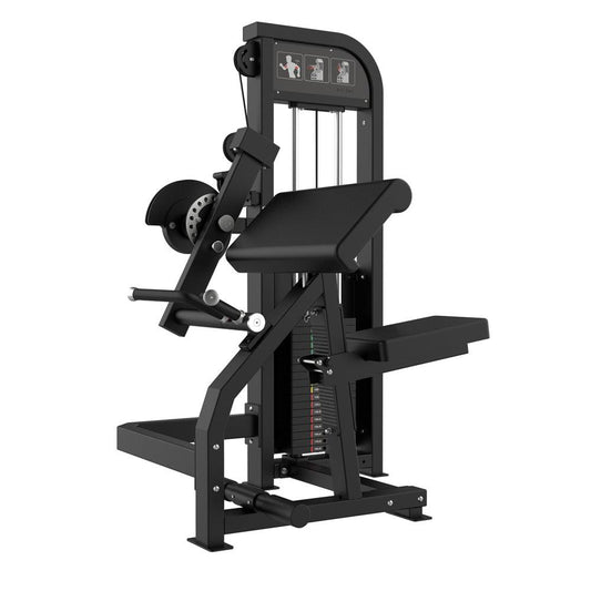 Excel Biceps/Triceps Combo - Muscle D Fitness - Selectorized Arm Machine - Adjustable Seat