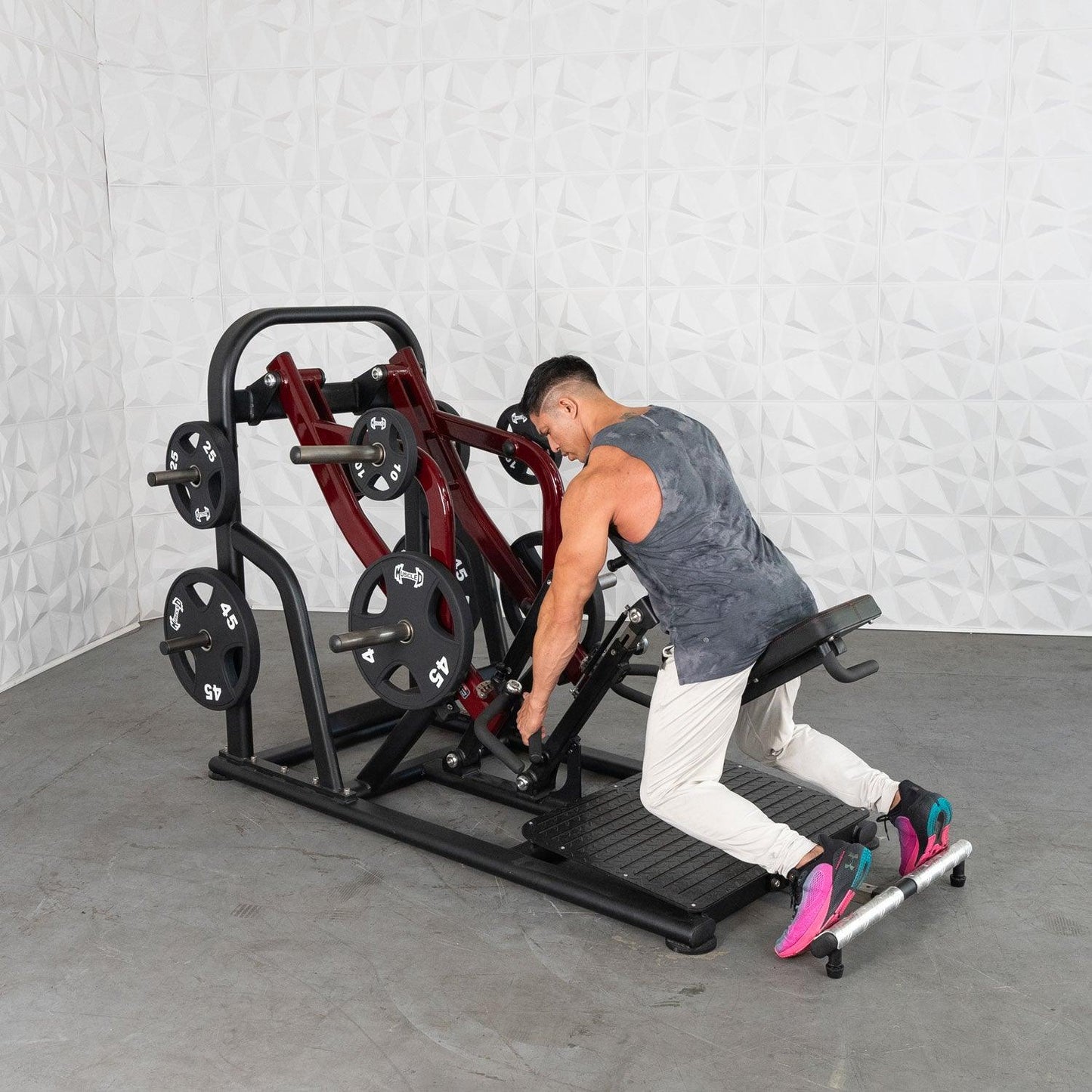 Pro Strength Dynamic Row - Chest Supported - Muscle D Fitness - Premium Adjustable Plate Loaded
