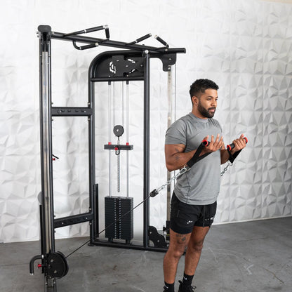 Megatron Dual Adjustable Pulley (88" & 95" height) - Muscle D Fitness - Functional Pull-Up Bar - Adjustable Height