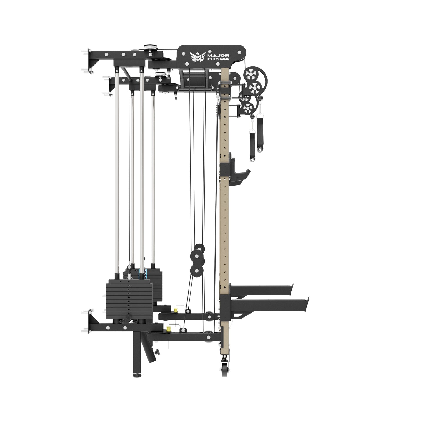 Major Fitness F35 PRO Wall-Mount Folding Power Rack