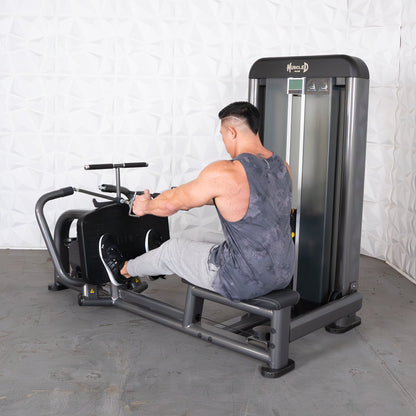 Elite Plus Long Pull Row | Iso-Lateral | Muscle D Fitness