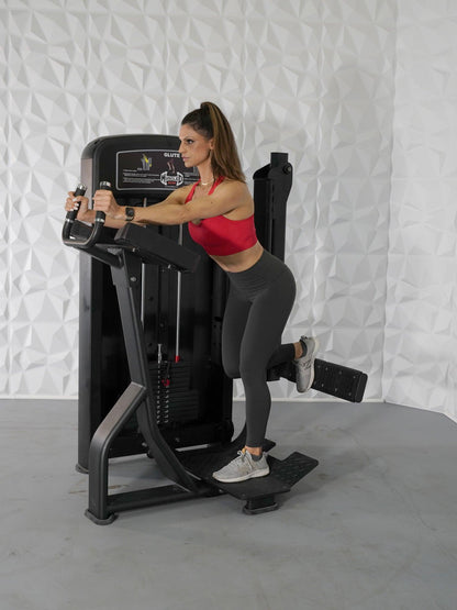 Elite Selectorized Glute - Muscle D Fitness - Commercial Grade - Adjustable - Pin Selectorized