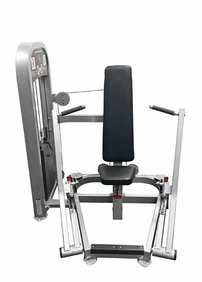 Classic Iso Lateral Chest Press - Muscle D Fitness -  Adjustable - Seated Pin Selectorized Weight