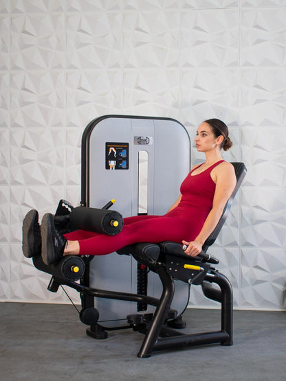 Vogue Leg Extension/Seated Leg Curl Combo - Muscle D Fitness - Adjustable Seat - Pin Selectorized - Quads Hamstring Machine
