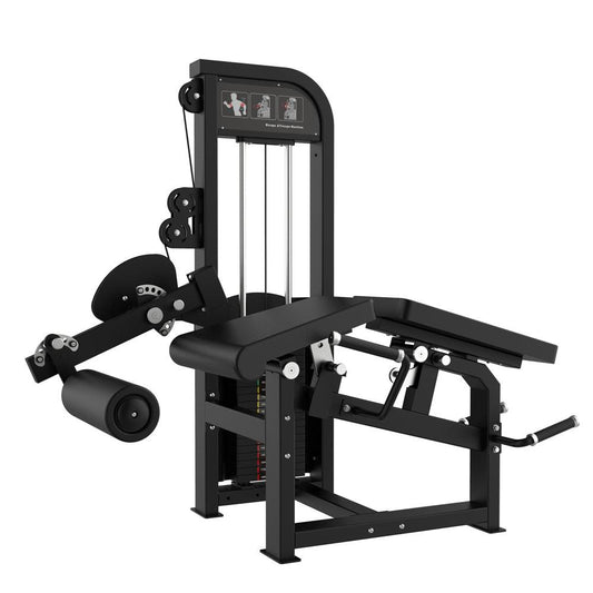 Excel Leg Extension/Prone Leg Curl Combo - Muscle D Fitness - Selectorized Leg Machine - Quick Seat Adjustments