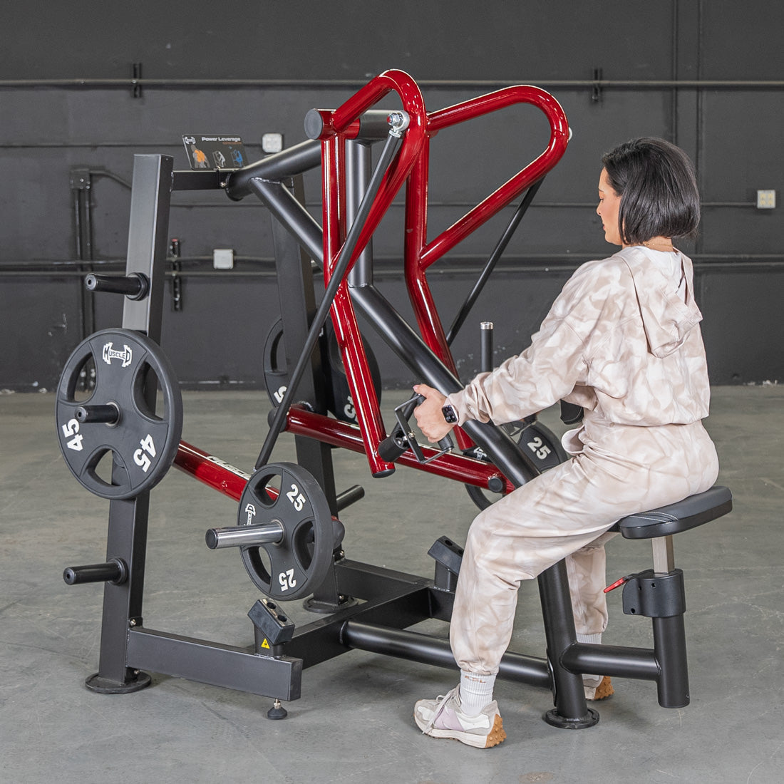 Power Leverage V2 Iso-Lateral Low Row - Muscle D Fitness
