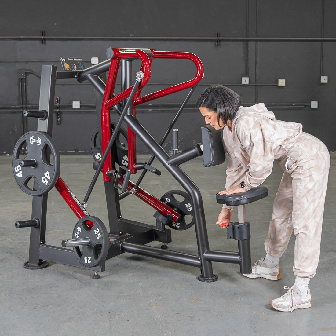 Power Leverage V2 Iso-Lateral Low Row - Muscle D Fitness