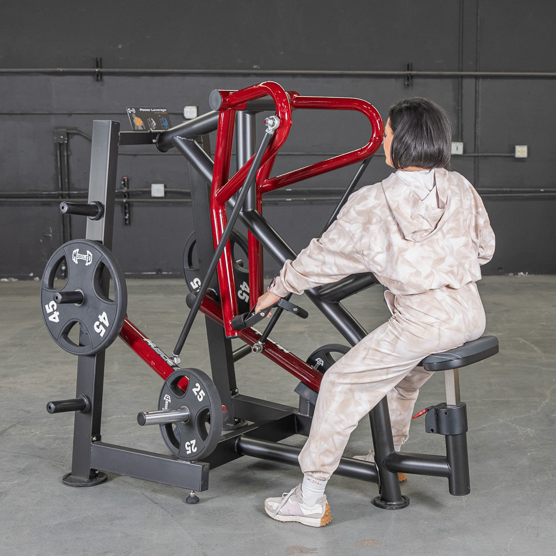 Power Leverage V2 Iso-Lateral Low Row - Muscle D Fitness