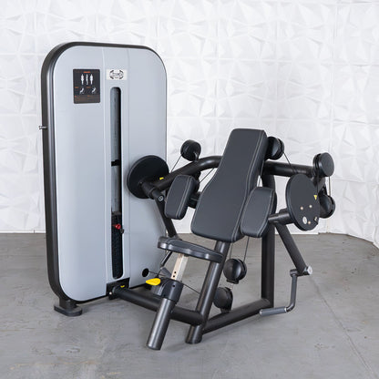 Vogue Biceps Curl - Muscle D Fitness - Adjustable - Pin Selectorized - Arm Curl Machine