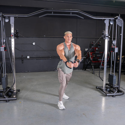 Vogue Cable Crossover - Muscle D Fitness - Pin Selectorized - Chest Back Combo Workouts