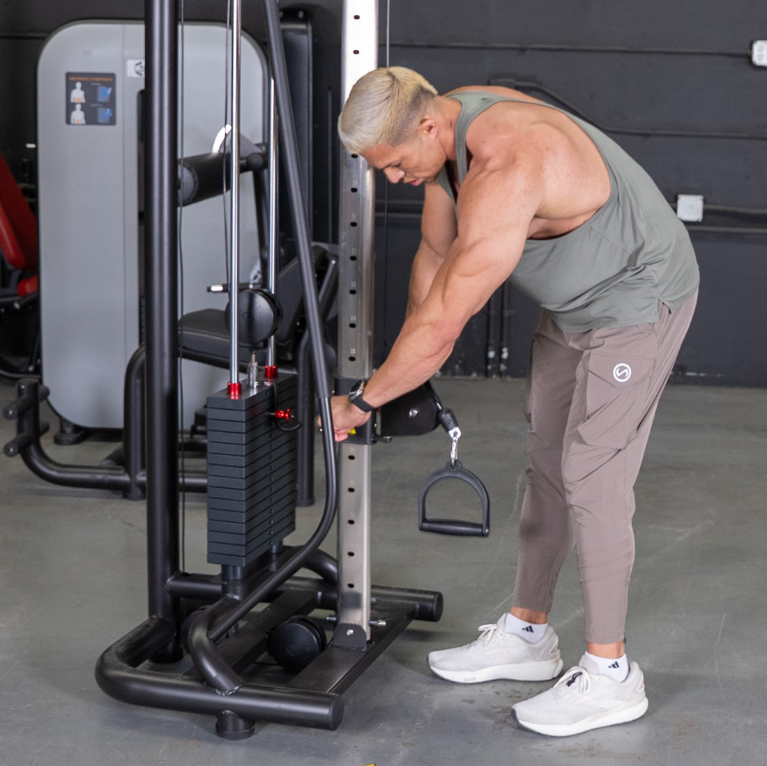Vogue Cable Crossover - Muscle D Fitness - Pin Selectorized - Chest Back Combo Workouts
