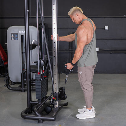 Vogue Cable Crossover - Muscle D Fitness - Pin Selectorized - Chest Back Combo Workouts