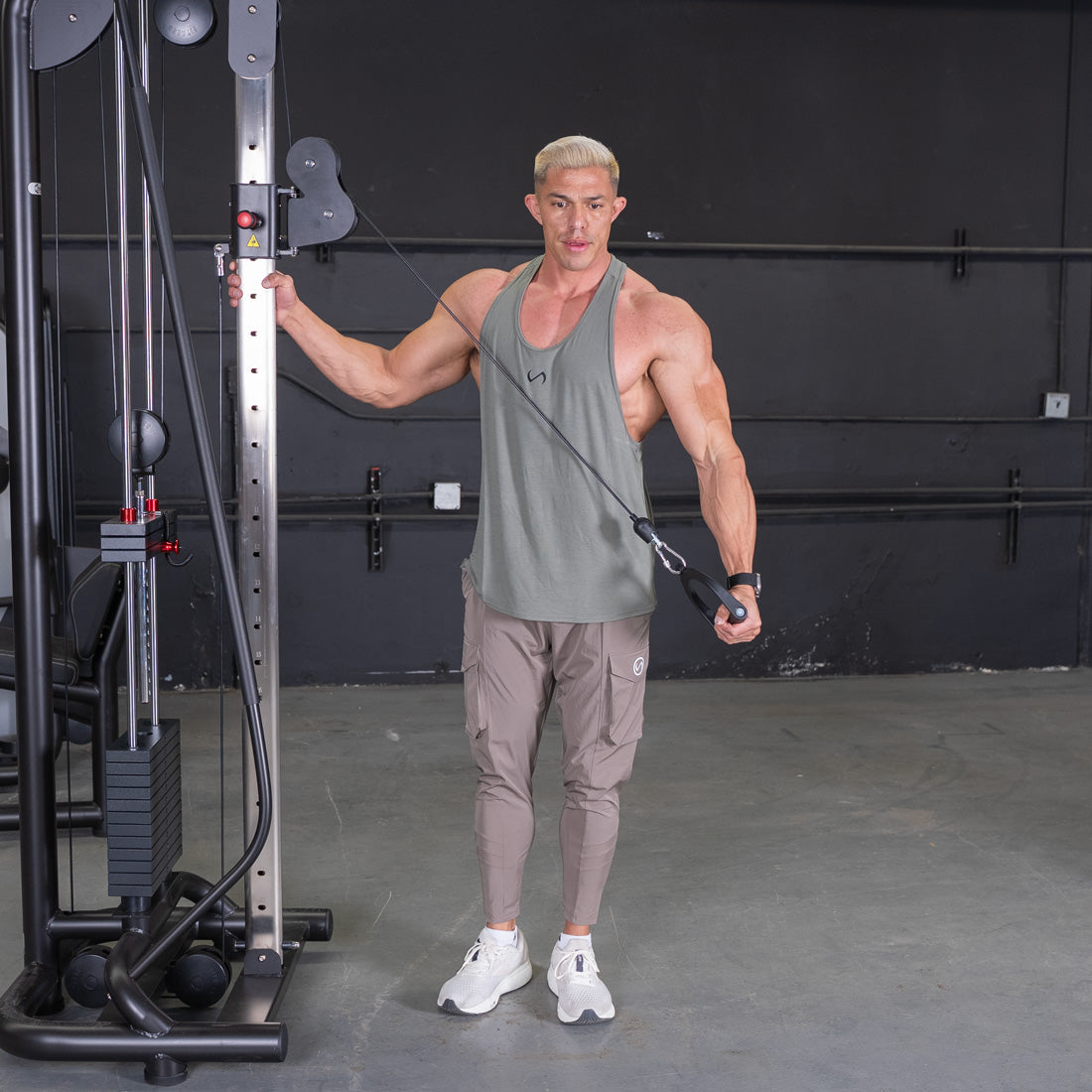 Vogue Cable Crossover - Muscle D Fitness - Pin Selectorized - Chest Back Combo Workouts