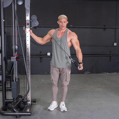 Vogue Cable Crossover - Muscle D Fitness - Pin Selectorized - Chest Back Combo Workouts