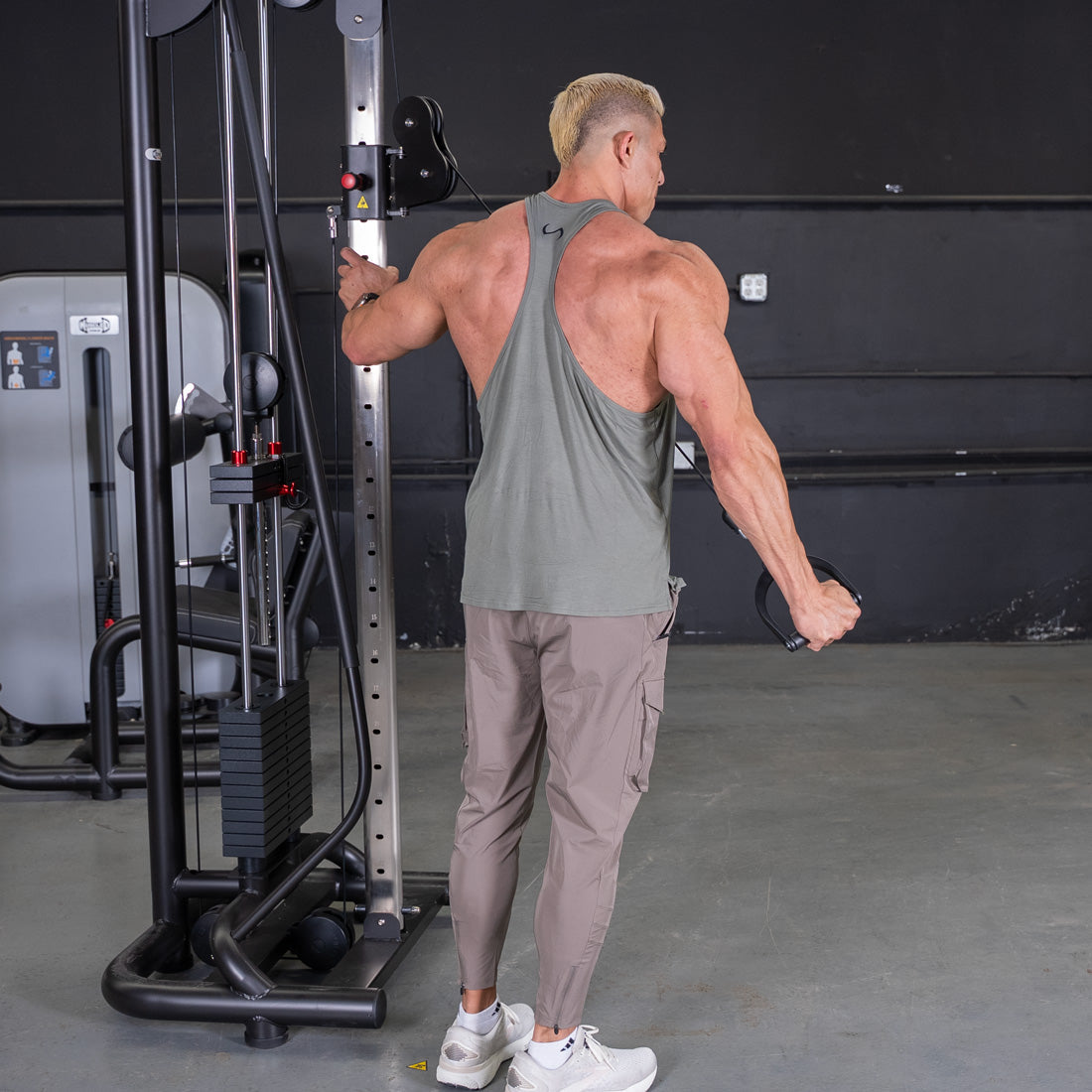 Vogue Cable Crossover - Muscle D Fitness - Pin Selectorized - Chest Back Combo Workouts