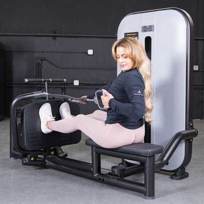 Vogue Diverging Low Row- Seated - Pin Selectorized - Lats Delts Rhomboids Traps Workout