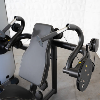 Vogue Triceps Extension - Muscle D Fitness -  Pin Selectorized - Adjustable Seat - Arm Workout