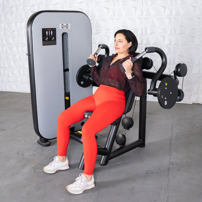 Vogue Triceps Extension - Muscle D Fitness -  Pin Selectorized - Adjustable Seat - Arm Workout