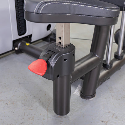 Vogue Triceps Press-Down - Muscle D Fitness - Adjustable Seat - Pin Selectorized - Arm Workout